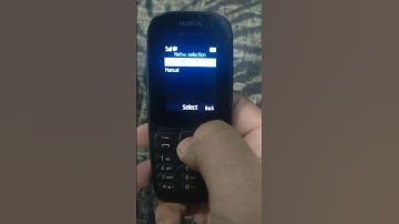 how to set network search in nokia 105 #nokia #settings