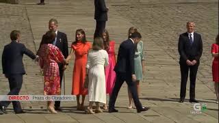 SM Felipe VI y SAR la Princesa de Asturias asisten a la ofrenda a Santiago Apóstol patrón de España