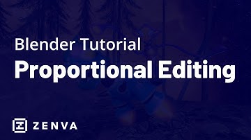 Proportional Editing in BLENDER - Blender Tutorial