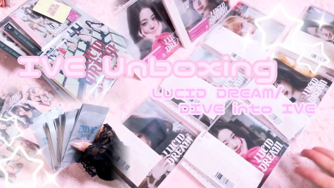 IVE】 IVE LUCID DREAM開封するよ🌙🎀✨️ / IVE Unboxing / 아이브