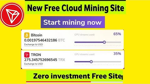 New Free Cloud Mining Website 2022| New Free Bitcoin Mining Website|Zero Investment