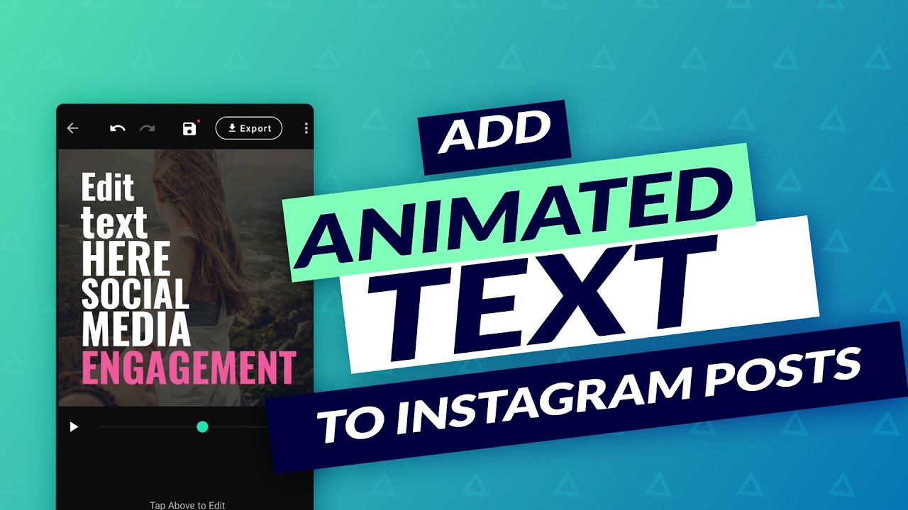 How to Animate Text for Social Media - YouTube
