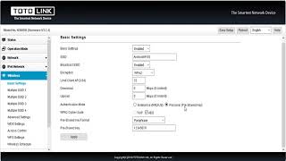 Totolink N300RH Web GUI (Remote Web Configuration Interface) screenshot 5