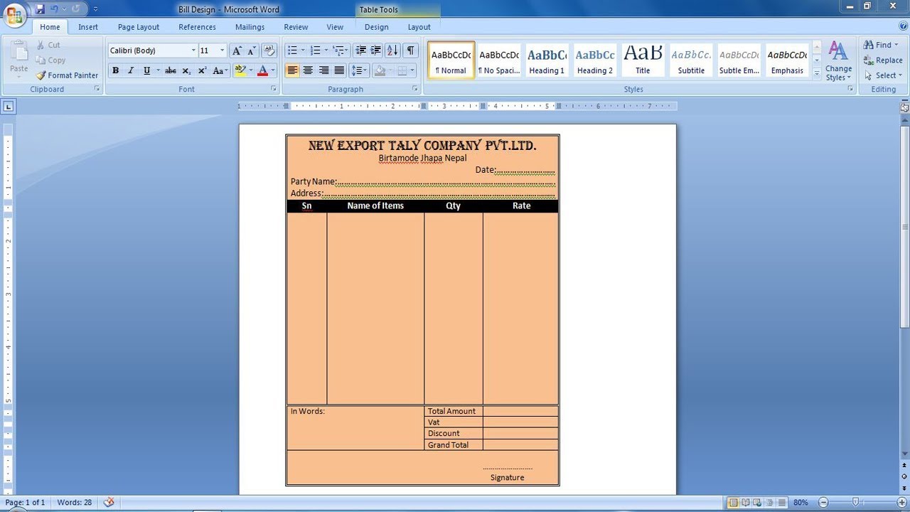 how-to-create-a-cash-bill-format-in-excel-a-step-by-step-guideline