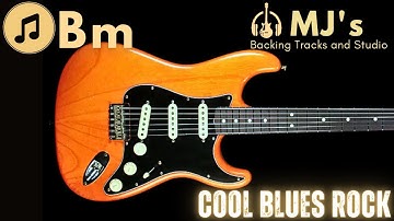 Cool Blues Rock in B minor | 120 bpm | Backing Track