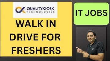 IT Jobs | Walkin Drive Jobs | QA Jobs #testingjobs