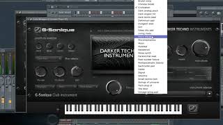 Darker Techno Instruments - VST & AU plug-in for deep hypnotic Berlin/Detroit techno, Synth-Rompler