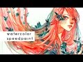 Red - Watercolor Speedpaint -