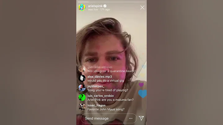 Ariel Pink Instagram AMA Friday, April 24th