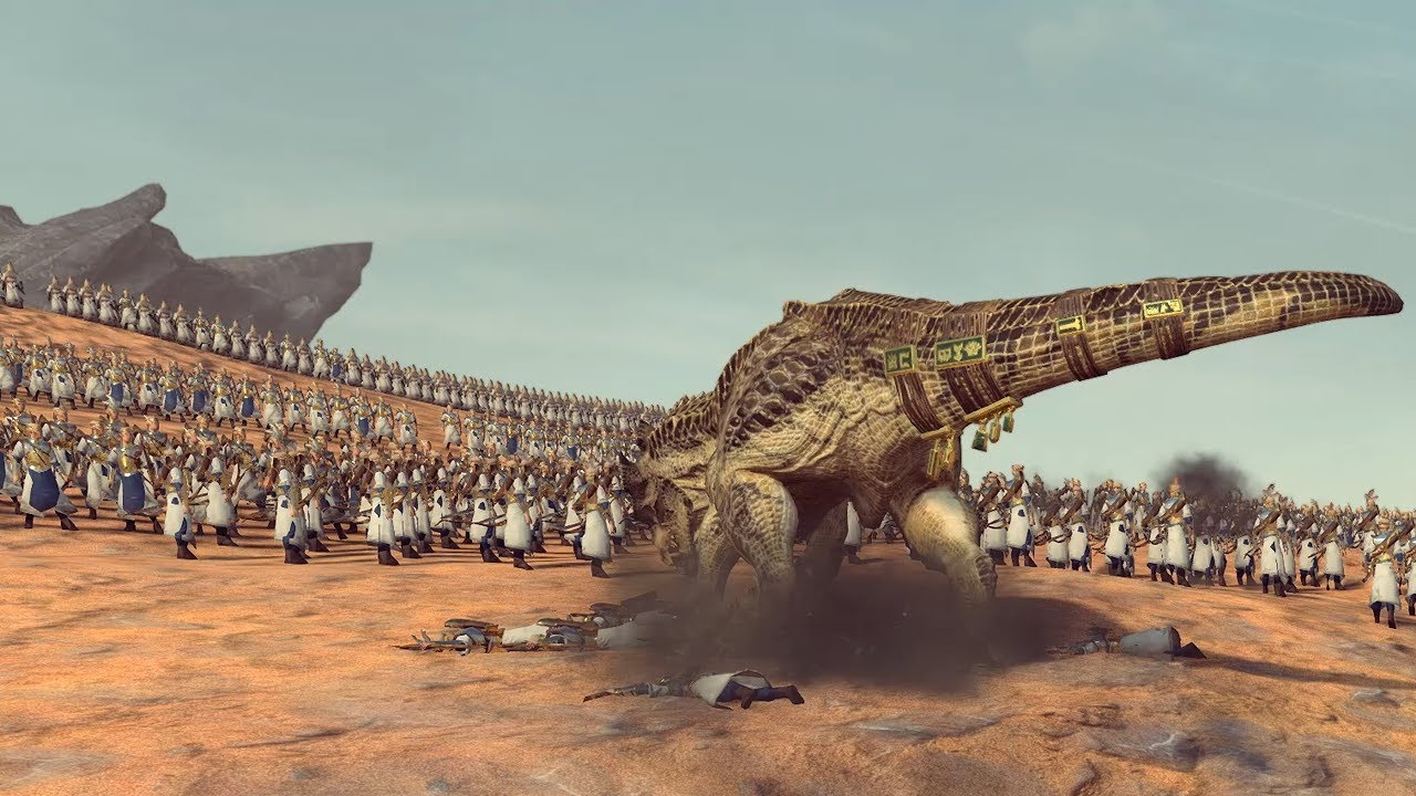 wallpapers Total War Warhammer 2 Lizardmen Carnosaur 39 feral carnosaur vs 10500 archers total war warhammer 2