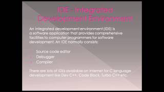 C Language Complete Course in Urdu/Hindi - IDE   Integrated Development Environment