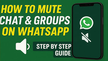 How to Mute Chats & Groups on WhatsApp | Step by Step Guide