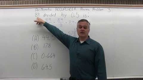 ACCUPLACER Review: Arithmetic Problem 3 - Mathematics with Dan Avedikian