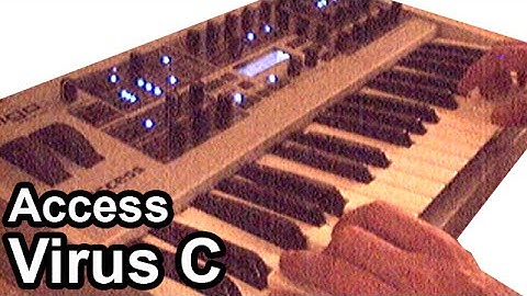 Access Virus C (Indigo 2) synth demo - Ambient drone music soundscape