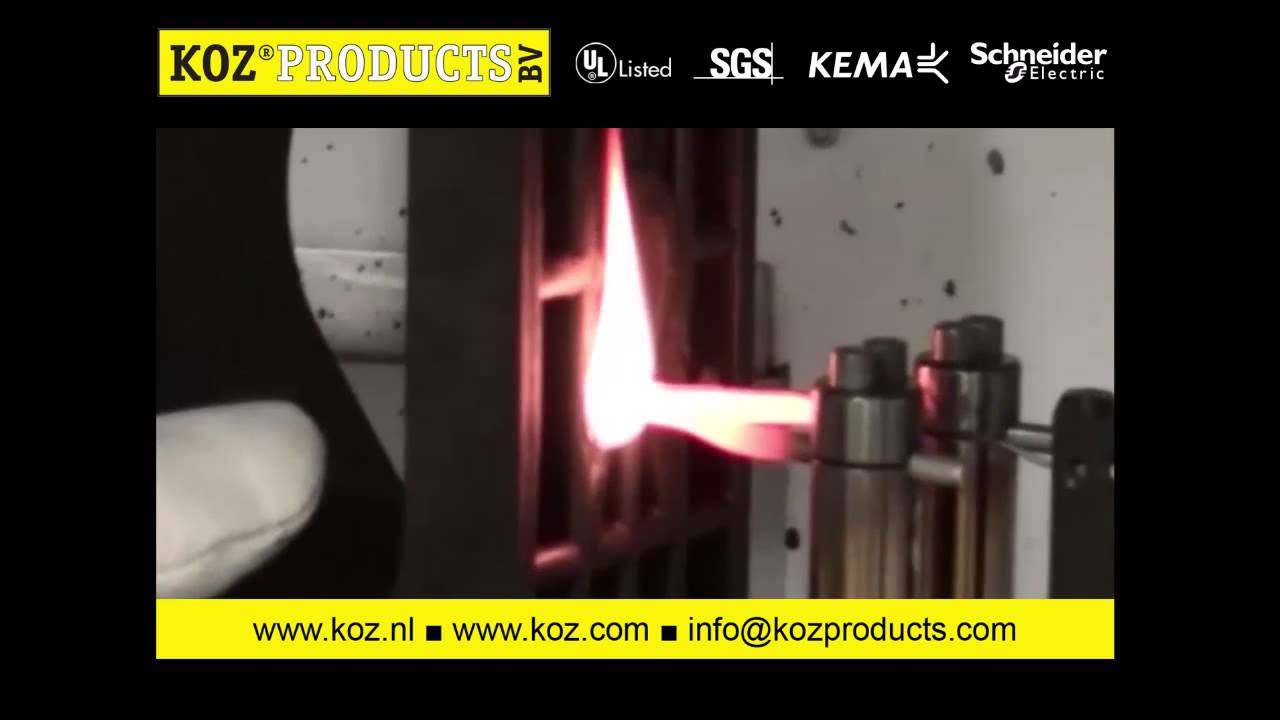 KOZ Products Needle flame test
