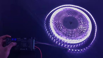 How to use DMX512+RDM decoder to connect 20 meters65 6feet RGB flexible led strip lights