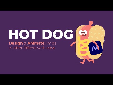 Hot Dog - design and animate limbs in After Effects