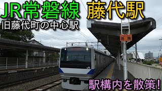 JR常磐線 藤代駅 構内を散策 (Japan Walking around  Fujishiro Station)