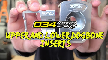 034 Motorsports Audi S3 Dogbone Mount Inserts | You NEED THIS!!