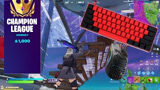 Clix Keyboard ASMR Chill Keyboard Sounds // Solo Arena Champions League Grind 240 FPS