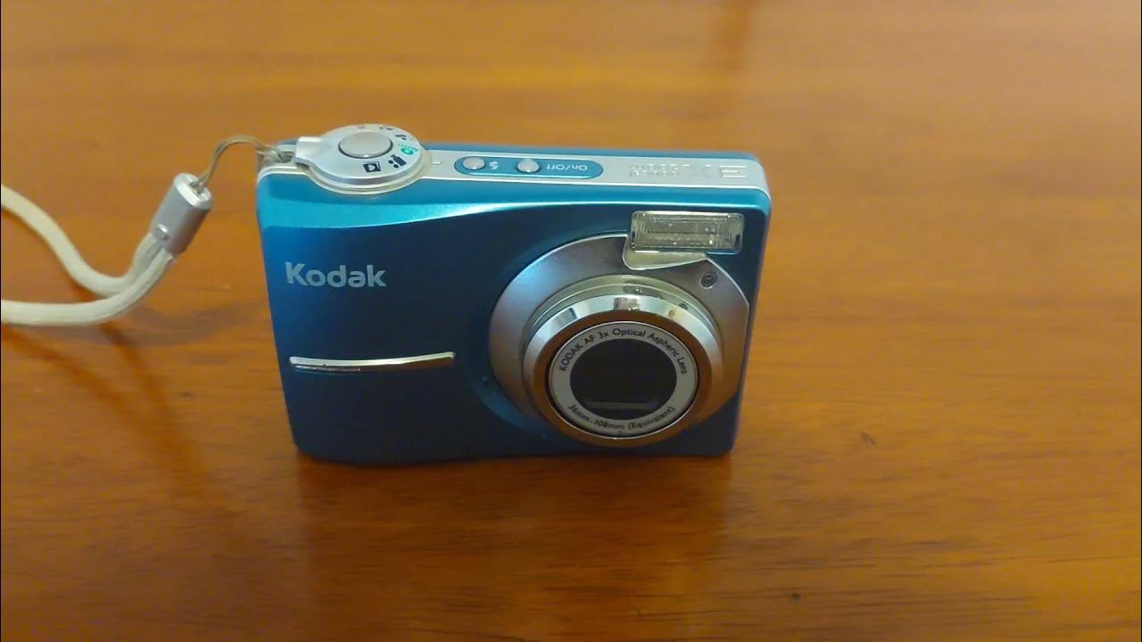 A Blue Digital Camera Kodak EasyShare C813 YouTube