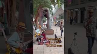 First Time in Hong Kong CHINA - ‘Jumping Jack Flash’ ( Stones cover) #busker #looper #busking #live