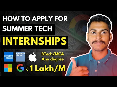 Apply for Summer Internships (Tech) 2023/2024 | BTech/BCA/MCA | SDE/Analyst (DON'T MISS)