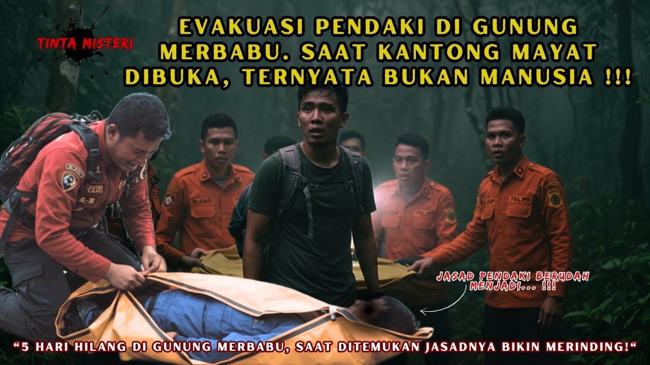SUARA ANEH DI KANTONG JENAZAH PENDAKI, SAAT DIBUKA TERNYATA BUKAN MANUSIA. EVAKUSI DI GN. MERBABU...