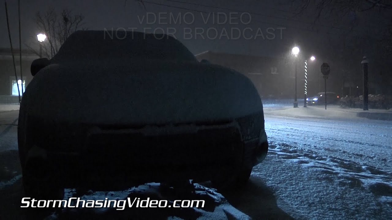 1/8/2015 Grand Rapids, MI Heavy Night Snow