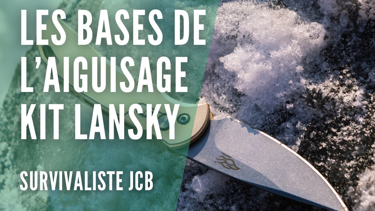 Kit d'Aiguisage-Affutage Lansky STANDARD 3 pierres