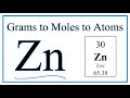 Avogadro's Number and Zinc Conversions