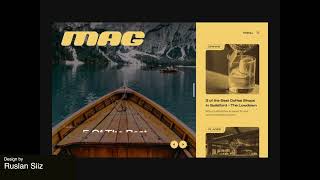 AMAZING DIGITAL MAGAZINE DESIGN - ui/ux animation inspiration and ideas for designers
