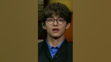 V:"Hi guys my name is V and  I