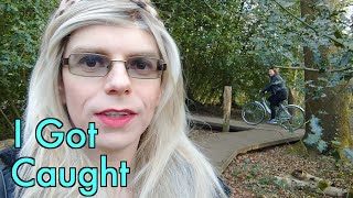 Caught Crossdressing In a BOG - Public Crossdresser