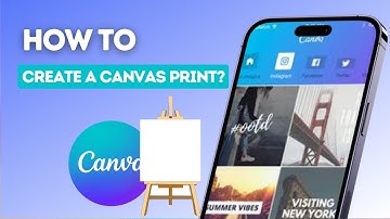 How to create a canvas print on Canva?