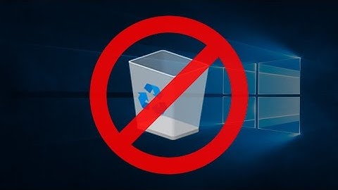 How to Remove Recycle Bin from the Windows 10 Desktop