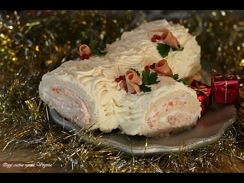 Ricetta Tronchetto Di Natale Salato.Tronchetto Di Natale Salato Youtube