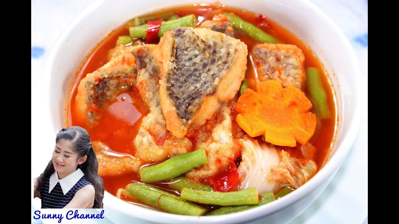 แกงส้มปลานิลทอด โขลกพริกแกงเอง l Sunny Thai Food - YouTube แกงส้มปลานิลทอด โขลกพริกแกงเอง L Sunny Thai Food - Youtube
