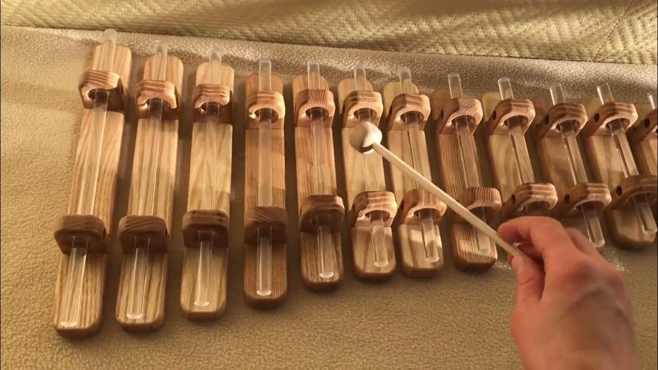 Хрустальные колокольчики чакрофон 13 клавиш - YouTube