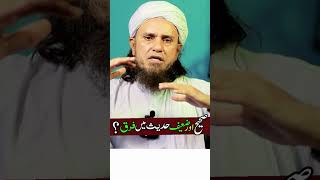 sahi our zaeef hadees main farq? mufti tariq masood