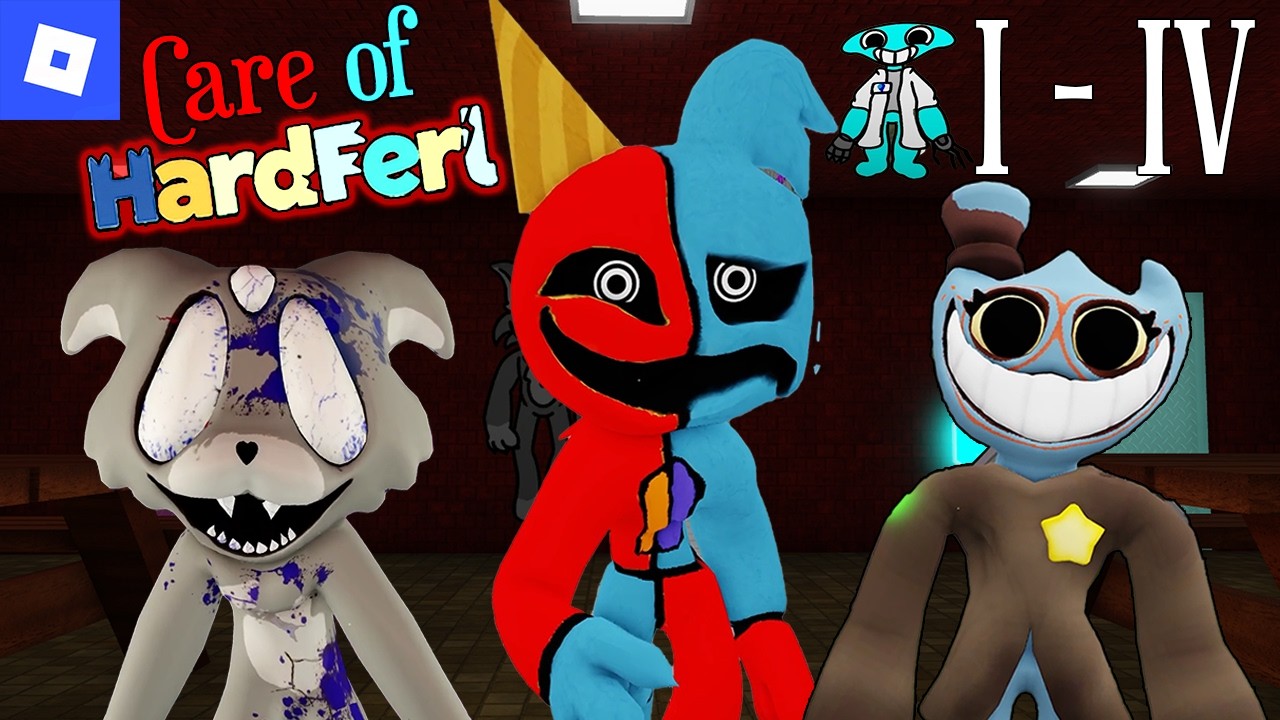 Care of HardFerl [Chapter 1 - 4] (Care of VERVER fan game) : Roblox gameplay walkthrough
