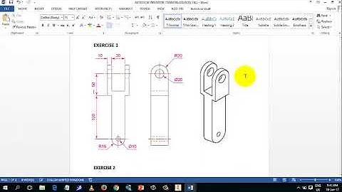 VIDEO 8 - MACHINE DESIGN WITH AUTODESK INVENTOR -  CREATING SKETCHES AND PARTS   PART 2