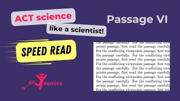 ACT Science Walkthrough - Passage6 (Free practice test)