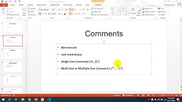 PHP What is Comments? Myanmar-Part(3)