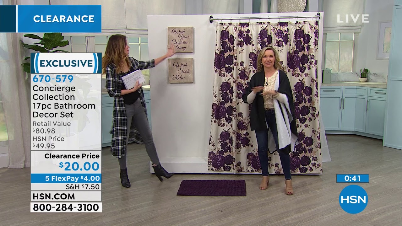 Concierge Collection 17piece Bathroom Decor Set