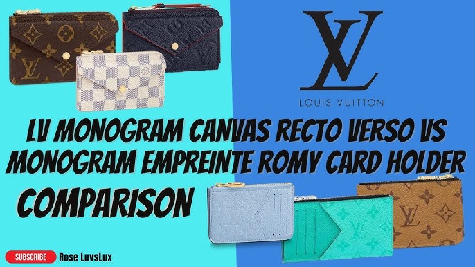 Louis Vuitton LV Romy Card Holder  Luxury with Practicality 