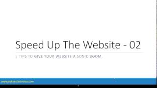 Speed up your website - Part 2