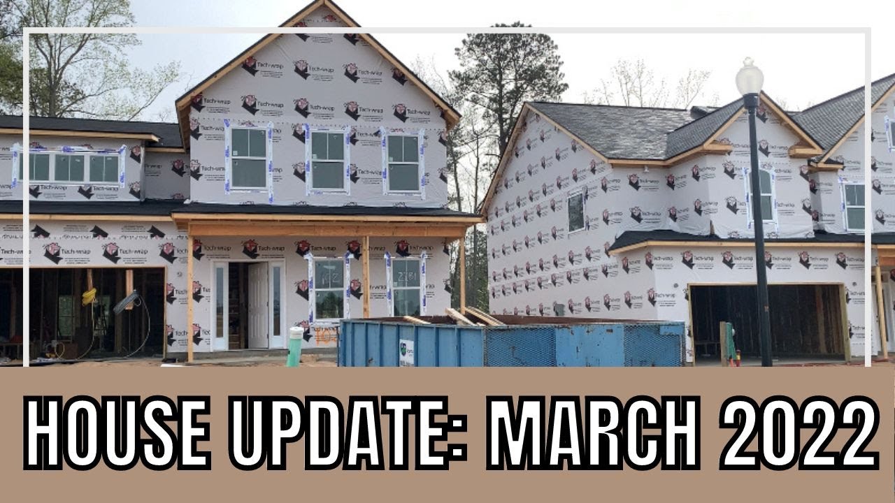 HOME UPDATE: MARCH BUILDING UPDATE | NEW CONSTRUCTION BUILD| JESS ...