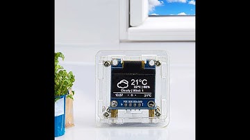 DIY MINI Weather Clock WIFI Digital Clock