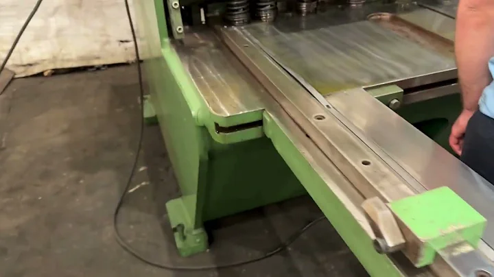 10' X 1/4" ACCURSHEAR MODEL #625010 HYDRAULIC SHEAR: STOCK #80408